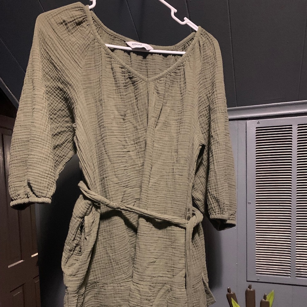 Army green dress